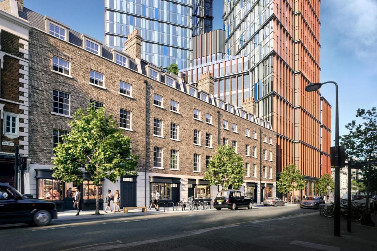 Sun Street Hotel Shoreditch Лондон Екстериор снимка The proposed development